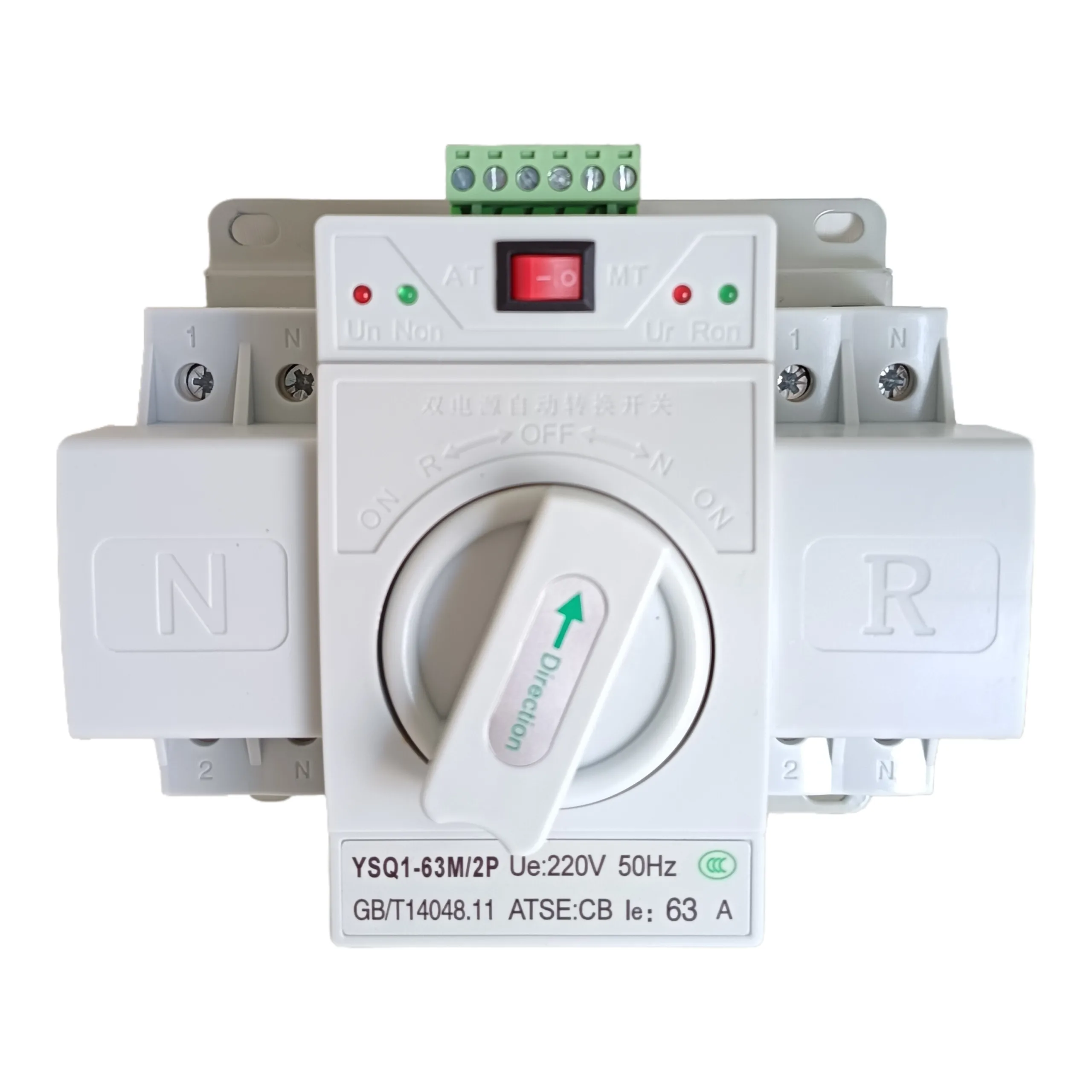 Good Price Dual Power Automatic Transfer Switch 63A 2P Household Mini Automatic Changeover Switch