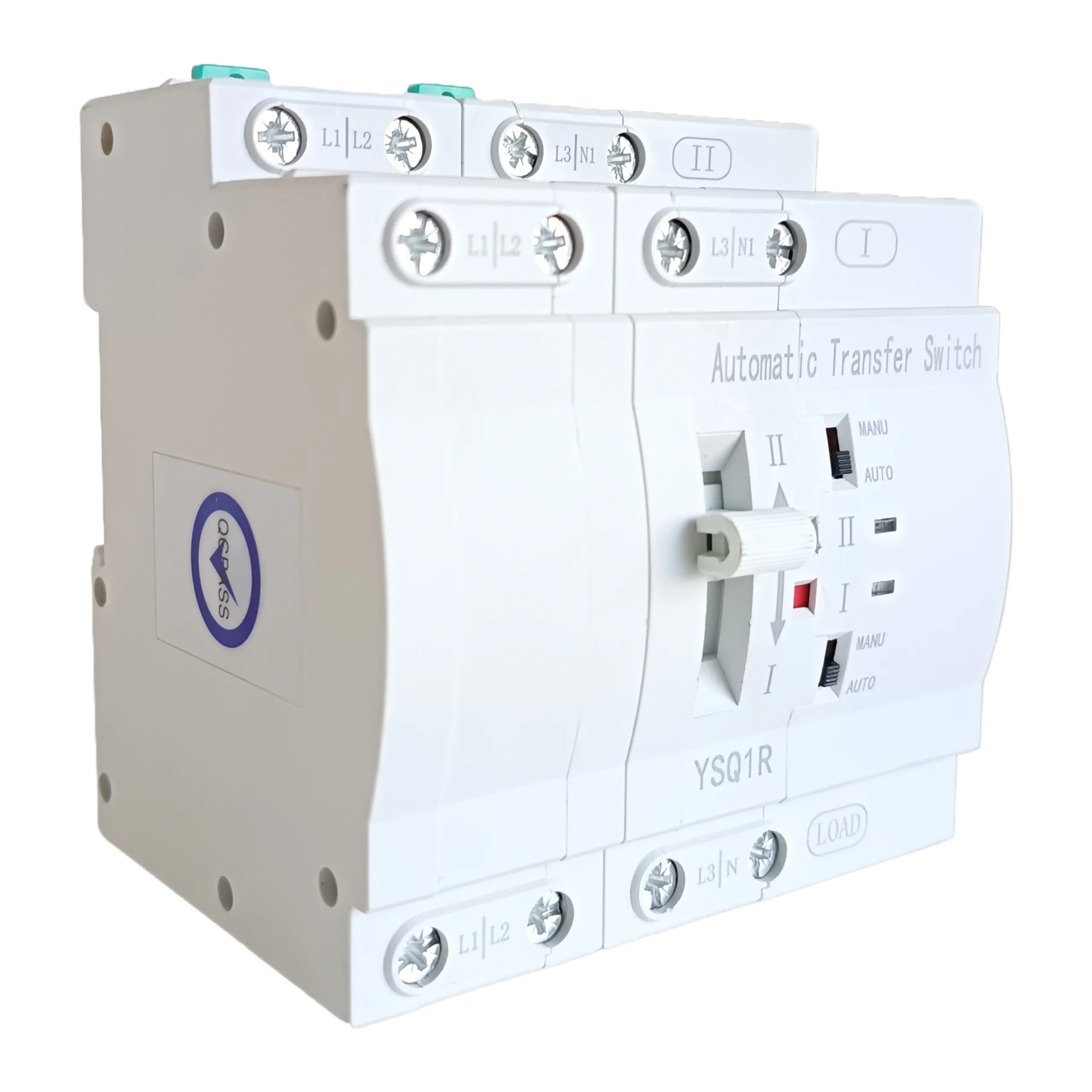 4P AC 230V 63A Mini Automatic Transfer Switch (ATS) for Household Use Dual Power Switch for Home PC Class